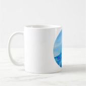 Wazige zee schoonheid koffiemok (Links)