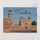 Wazir Khan Mosque Lahore Pakistan Briefkaart (Voorkant)