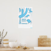 Wazo L'oiseau Poster (Keuken)