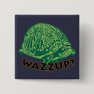 Wazzup - 2-inch Square Button