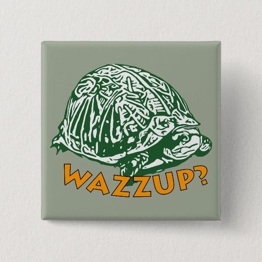 Wazzup - 2-inch Square Button (Voorkant)