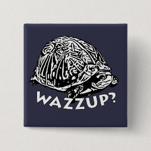 Wazzup - 2-inch Square Button