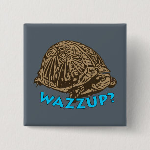 Wazzup - 2-inch Square Button