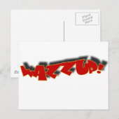 WAZZUP BRIEFKAART (Voorkant / Achterkant)