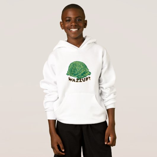 Wazzup - Kinderen Pullover-hoedie (Voorkant volledig)