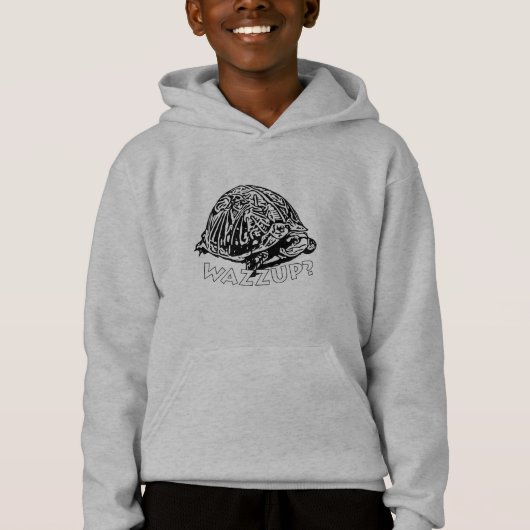 Wazzup - Kinderen Pullover-hoedie (Voorkant)