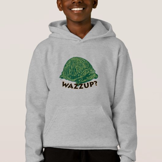 Wazzup - Kinderen Pullover-hoedie (Voorkant)
