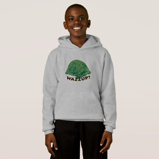 Wazzup - Kinderen Pullover-hoedie (Voorkant volledig)