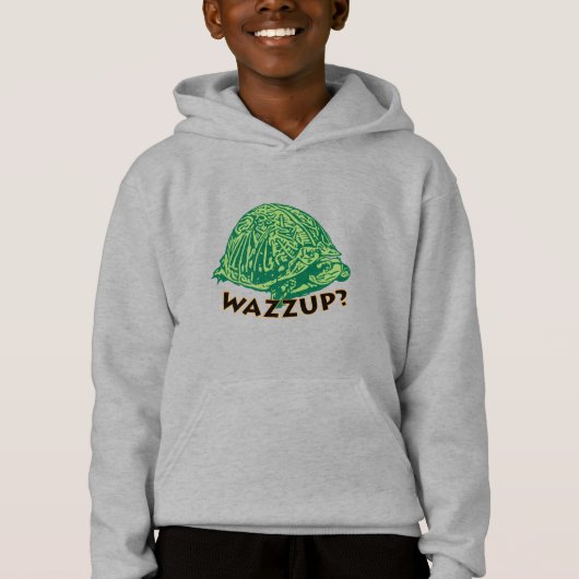 Wazzup - Kinderen Pullover-hoedie (Voorkant)