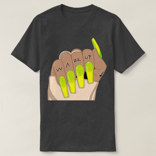 Wazzup Nails T-shirt (Design voorkant)