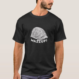 Wazzup - Turtle Mannen Basic Dark T-Shirt