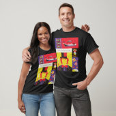WB100 Willy Wonka en de schets van de chocoladefab T-shirt (Unisex)