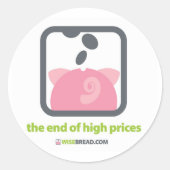 WB-sticker Ronde Sticker (Voorkant)