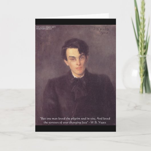 WB Yeats "Pilgrim Soul" Love Quote Gifts & Kaarten (Voorkant)