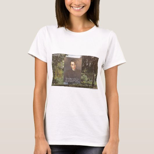 WB Yeats "Sla heet ijzer" Citat T-shirts Cadeaus e (Voorkant)