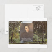 WB Yeats "Strike Hot Iron" Citaat T - shirts Gifts Briefkaart (Voorkant / Achterkant)