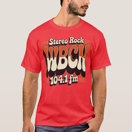  WBCN 104.1 FM T-SHIRT (Voorkant)