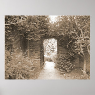 Wbelde Garden Gate Poster
