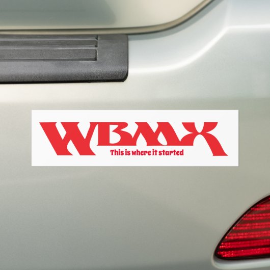 WBMX-Bumpersticker Bumpersticker (Op auto)
