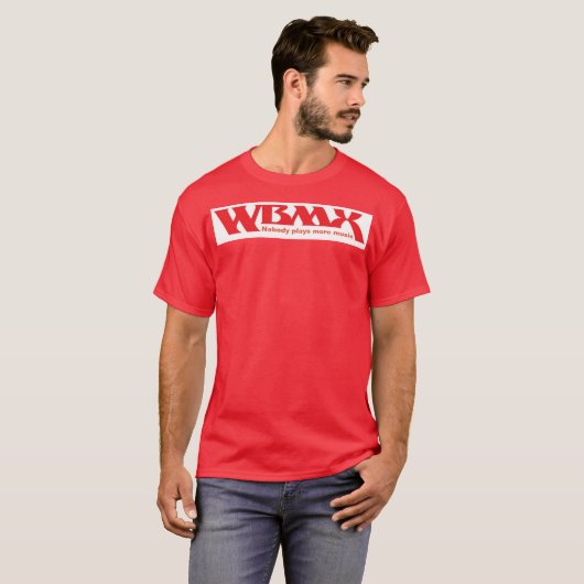 WBMX T-Shirt - Niemand speelt meer muziek af (Voorkant volledig)