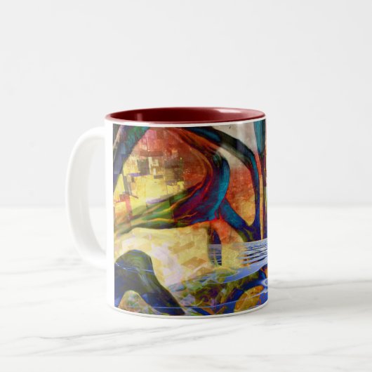 WBT-Mok Tweekleurige Koffiemok (Voorkant links)