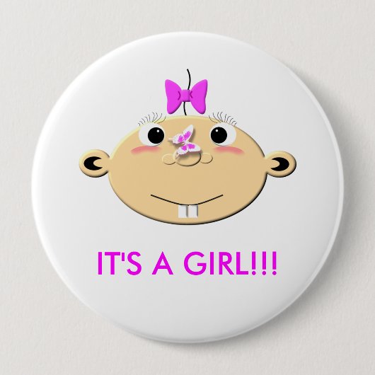 WButterflynose Ronde Button 4,0 Cm (Voorkant)