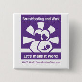 WBW15-Button (Engels) Vierkante Button 5,1 Cm (Voorkant)