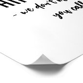 WC, bibliotheek, denktank, grappige badkamer Poster (Hoek)