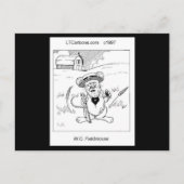 WC Fieldmouse Cute Little Mouse Rick Londen Briefkaart (Voorkant)