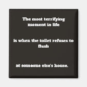 Wc-humor  magneet (Voorkant)