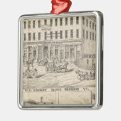 WC Simond's' Block in Brandon Metalen Ornament (Links)