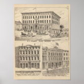 WC Simons' Block in Brandon Poster (Voorkant)