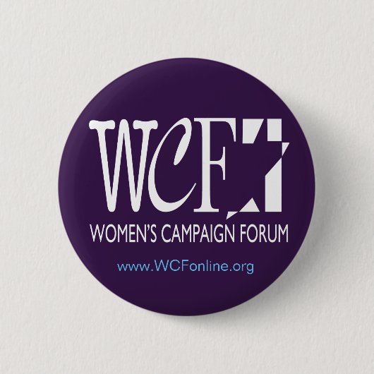 WCF-logo-knop Ronde Button 5,7 Cm (Voorkant)