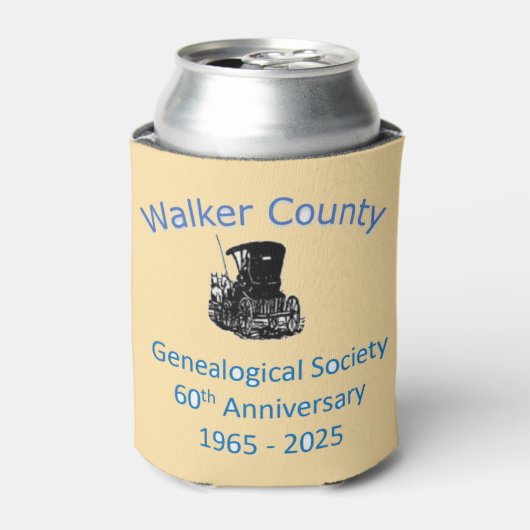 WCGS 60e Jubileum Koozie (Blikje Voorkant)