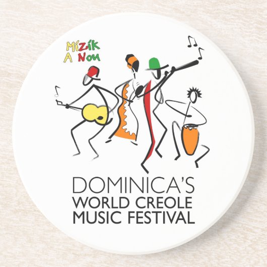 WCMF-Onderzetters Zandsteen Onderzetter (Voorkant)