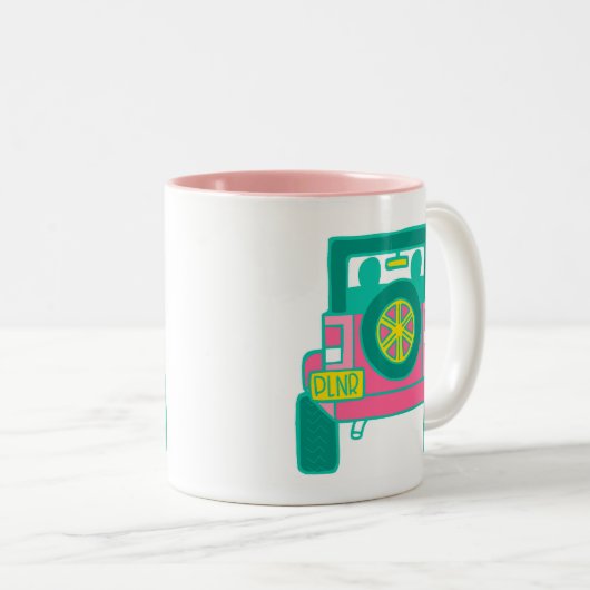 WCP Jeep Tweekleurige Koffiemok (Voorkant rechts)