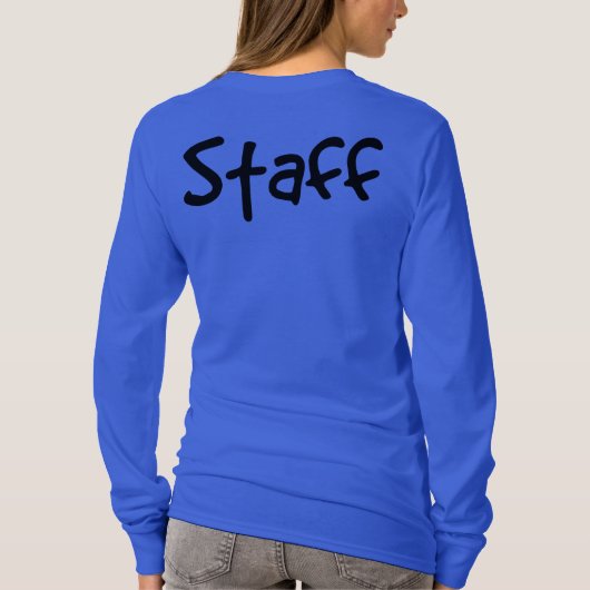 WCRAS Personeel Long-Sleeve Shirt Blue (Achterkant)