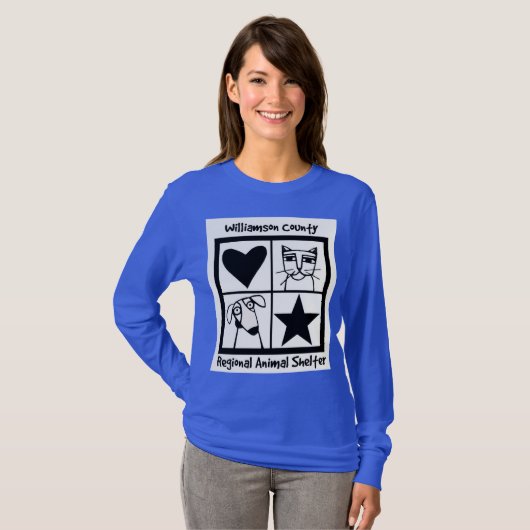 WCRAS Personeel Long-Sleeve Shirt Blue (Voorkant volledig)