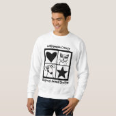 WCRAS Personeel Sweatshirt White (Voorkant volledig)