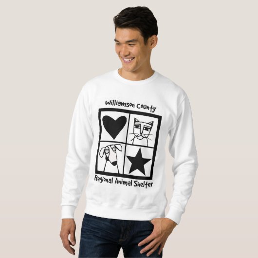 WCRAS Personeel Sweatshirt White (Voorkant volledig)