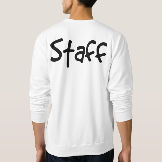 WCRAS Personeel Sweatshirt White (Achterkant)