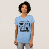 WCRAS Personeel Vrouwen knippen T-shirt (Voorkant volledig)
