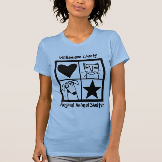 WCRAS Personeel Vrouwen knippen T-shirt (Voorkant)