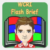 WCRI Flash Brief Sticker (Voorkant)
