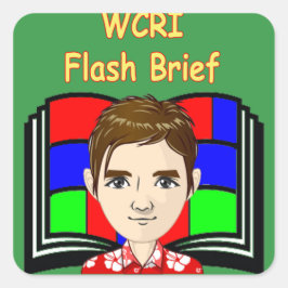 WCRI Flash Brief Sticker