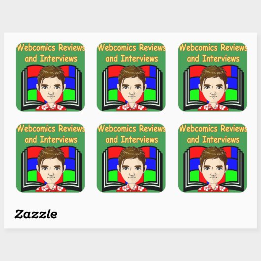 WCRI-stickers Vierkante Sticker (Vel)