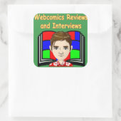 WCRI-stickers Vierkante Sticker (Tas)