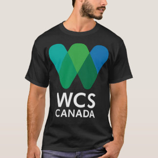 WCS Canada Logo White Text T-shirt