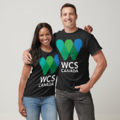 WCS Canada Logo White Text T-shirt (Unisex)