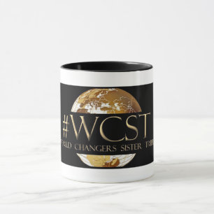 WCST World Changers Sister Tribe(TM) Black 11 oz Mok